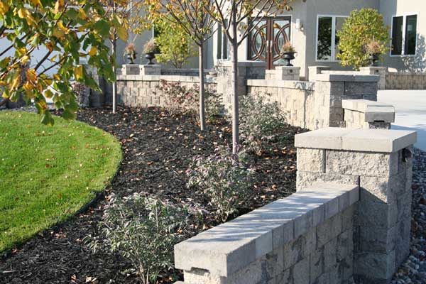 Courtyard wall