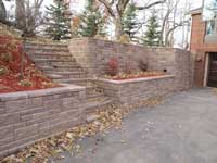 Front Entry Wall and Planter