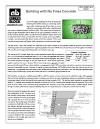 No Fines Concrete with Allan Block No Fines Concrete with Allan Block