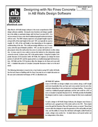 No Fines Concrete with Allan Block No Fines Concrete with Allan Block