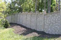 Concrete Privacy Fence Privacy Fence