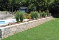 Retaining wall with AB Europe Retaining wall with AB Europe