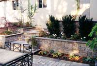 retaining wall planter retaining wall planter