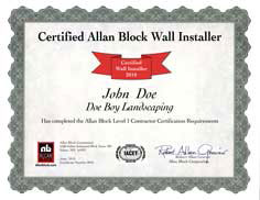 Contractor Certificate Contractor Certificate