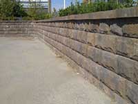 Retaining Wall: AB Fieldstone Sierra Facing Series