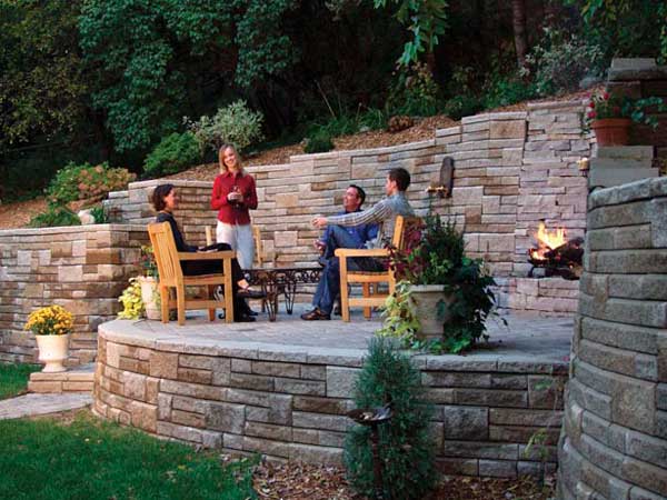 retaining wall patio retaining wall patio