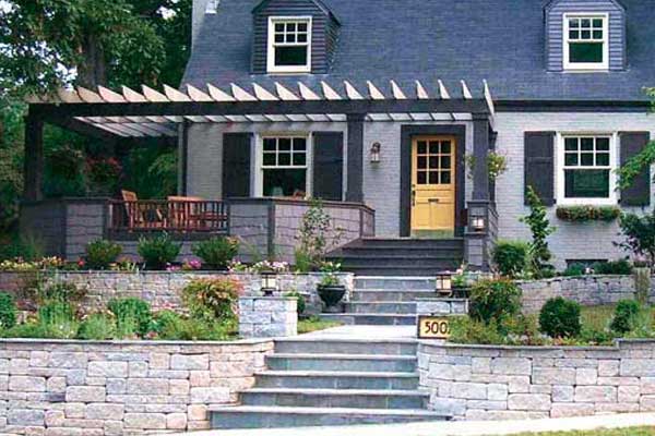 Retaining Wall Stairs