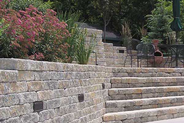 Retaining wall with AB Europe Retaining wall with AB Europe
