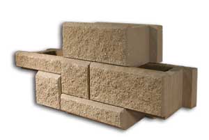 AB Ashlar Blend Pattern Retaining Wall