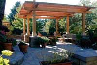 courtyard pergola