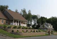 terraced retaining wall