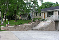 Retaining Wall Front Yard