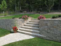 retaining wall stairs pattern retaining wall stairs pattern