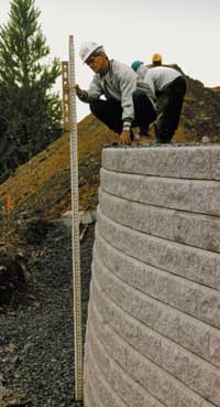 retaining wall setback retaining wall setback
