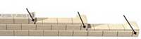 retaining wall step down - corner block