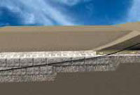 Backfill retaining wall with wall rock Backfill retaining wall with wall rock