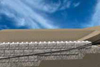 Continue building retaining wall Continue building retaining wall