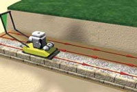 Backfill over grid and compact Backfill over grid and compact