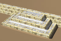 Square steps parallel to retaining wall Square steps parallel to retaining wall