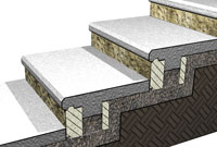 Stairs with Concrete Stairs with Concrete