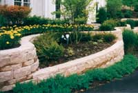 terrace retaining wall terrace retaining wall