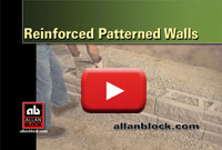 How to build a patterned retaining wall